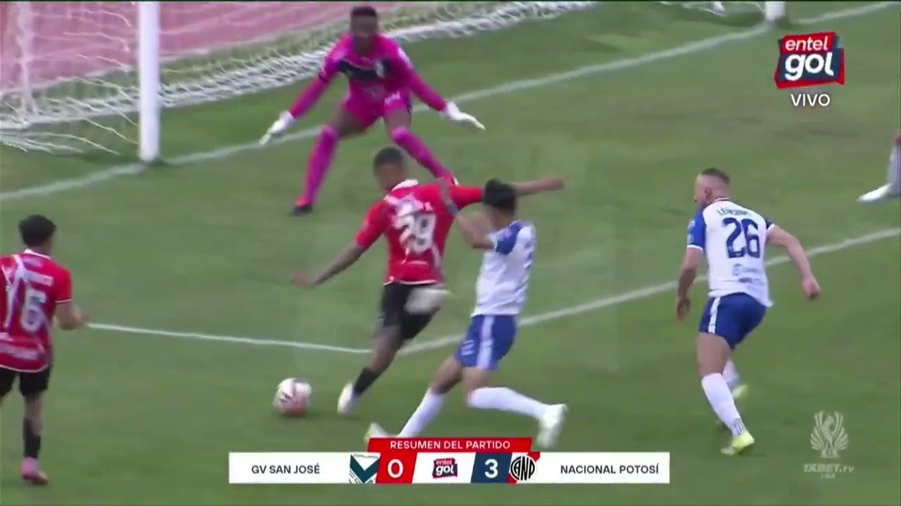 GV San José vs Nacional Potosí ภาพวิดีโอไฮไลท์ฟุตบอล