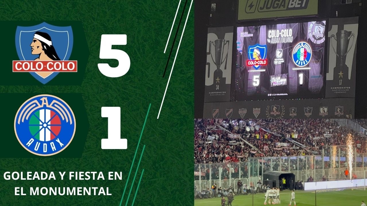 Colo Colo vs Audax Italiano ภาพวิดีโอไฮไลท์ฟุตบอล