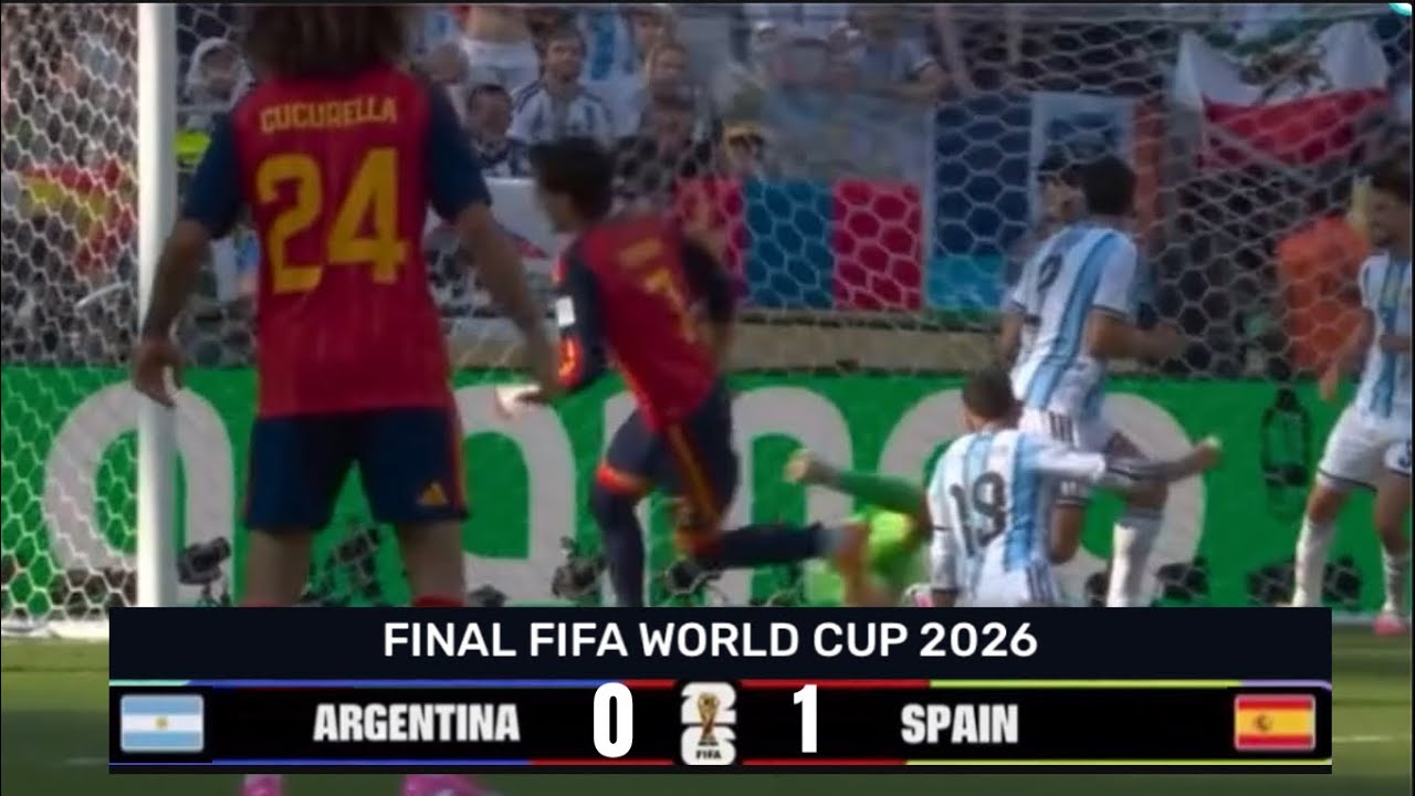 FULL LIVE | SPAIN 1-0 ARGENTINA | LIVE FIFA WORLD CUP 2026 | FINAL CHAMPION ภาพถ่ายทอดสดฟุตบอล