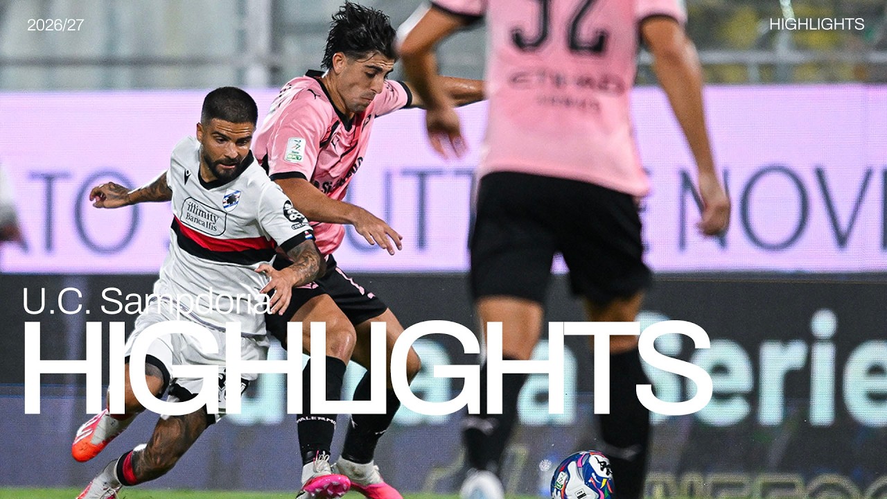 Palermo vs Sampdoria วิดีโอฟุตบอล