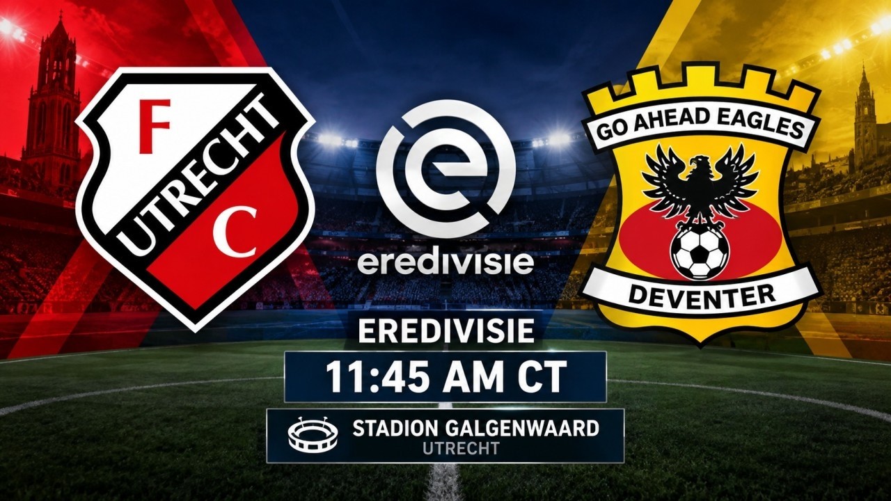 FC UTRECHT VS GO AHEAD EAGLES LIVE - Eredivisie | Scores & English Commentary ภาพถ่ายทอดสดฟุตบอล